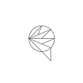 飛雀餐桌方形logo白色120*120